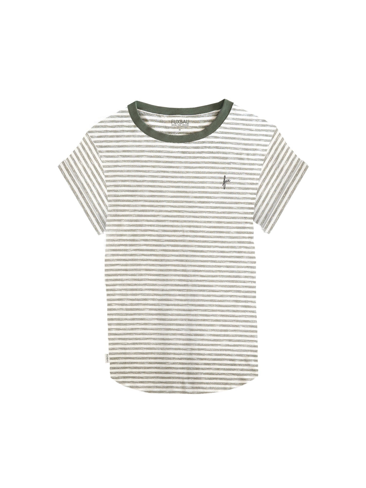 Frauen fux Merida T-Shirt in beige grĂŒnmeliert