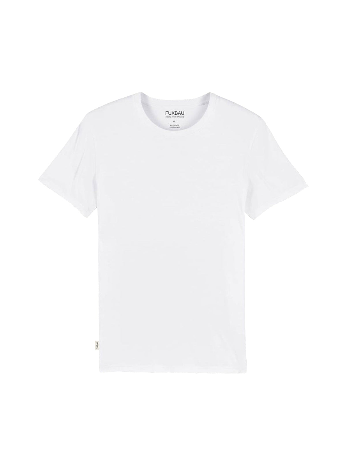 Faires Männer Basic T-Shirt in weiß aus 100% GOTS zertifizierter Biobaumwolle & made in Portugal