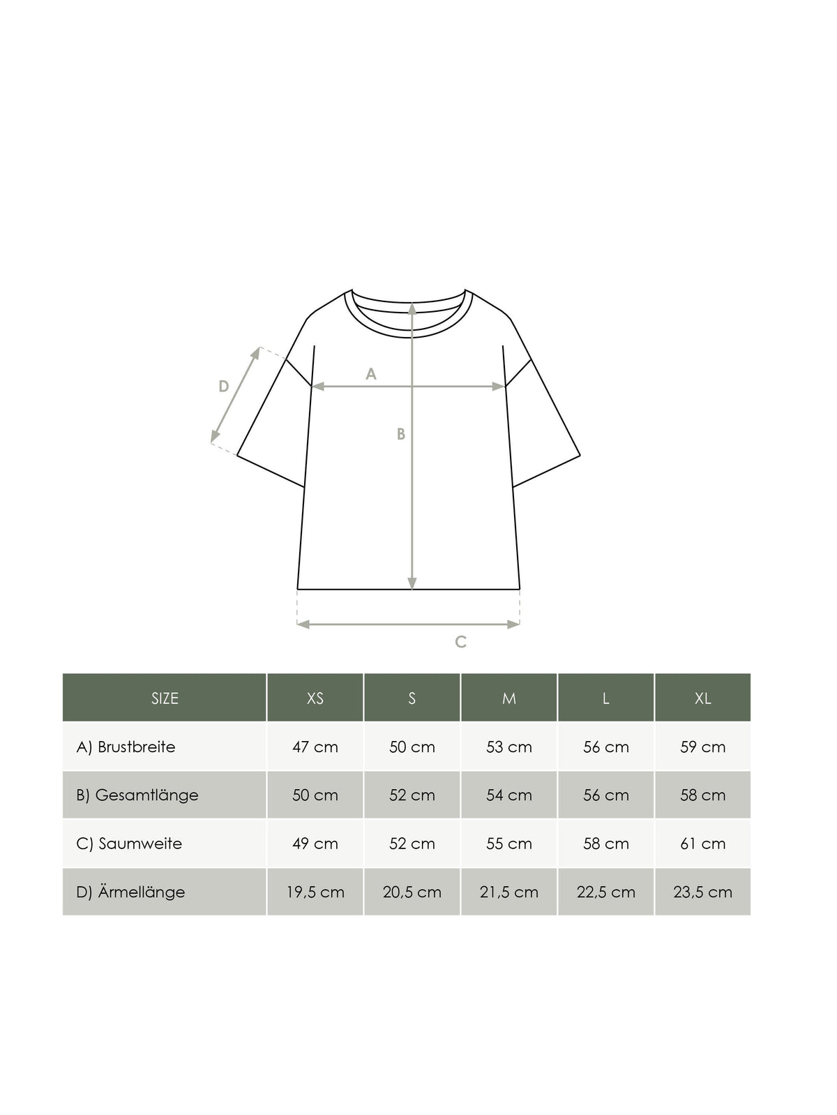Produkt GröĂentabelle Damen Cropped T-Shirt von FUXBAU