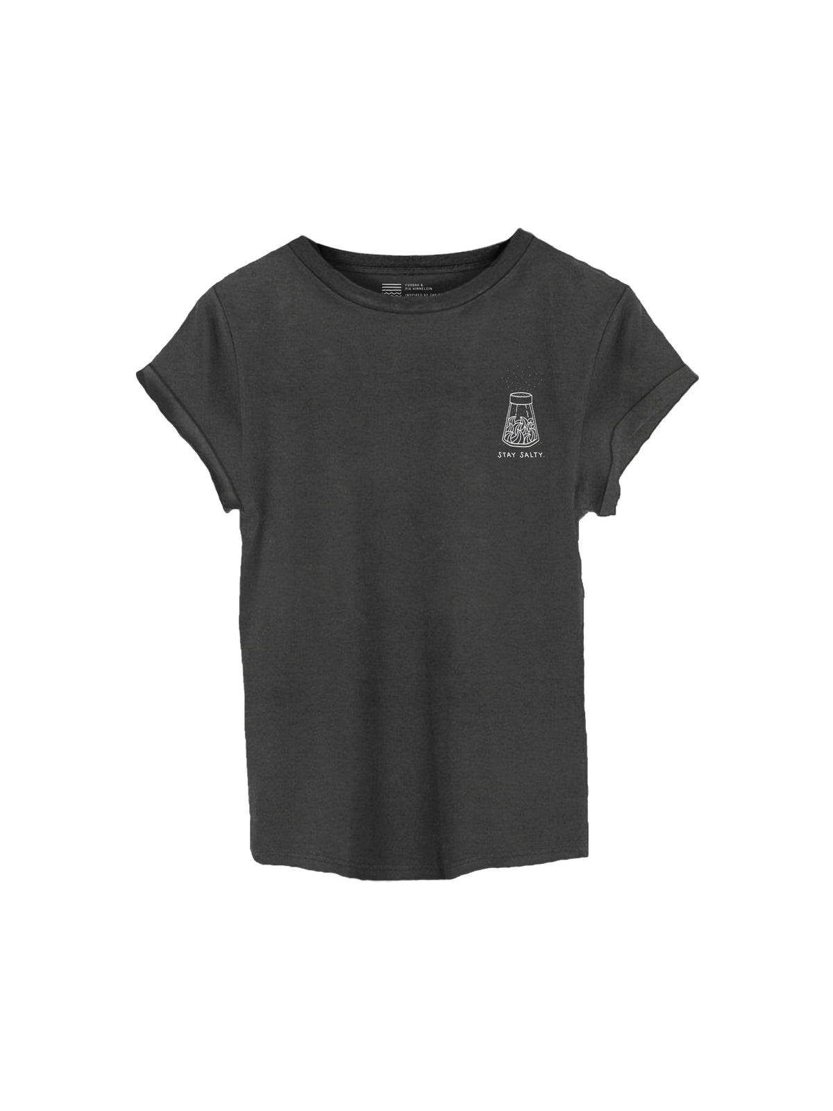 Frauen Stay Salty T-Shirt von FUXBAU aus 100% Biobaumwolle, GOTS und Made in Portugal