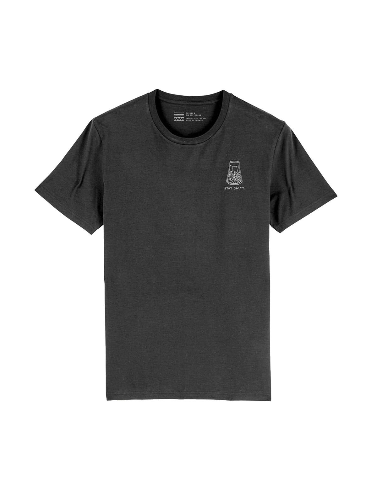 Männer Stay Salty T-Shirt von FUXBAU aus 100% Biobaumwolle, GOTS und Made in Portugal
