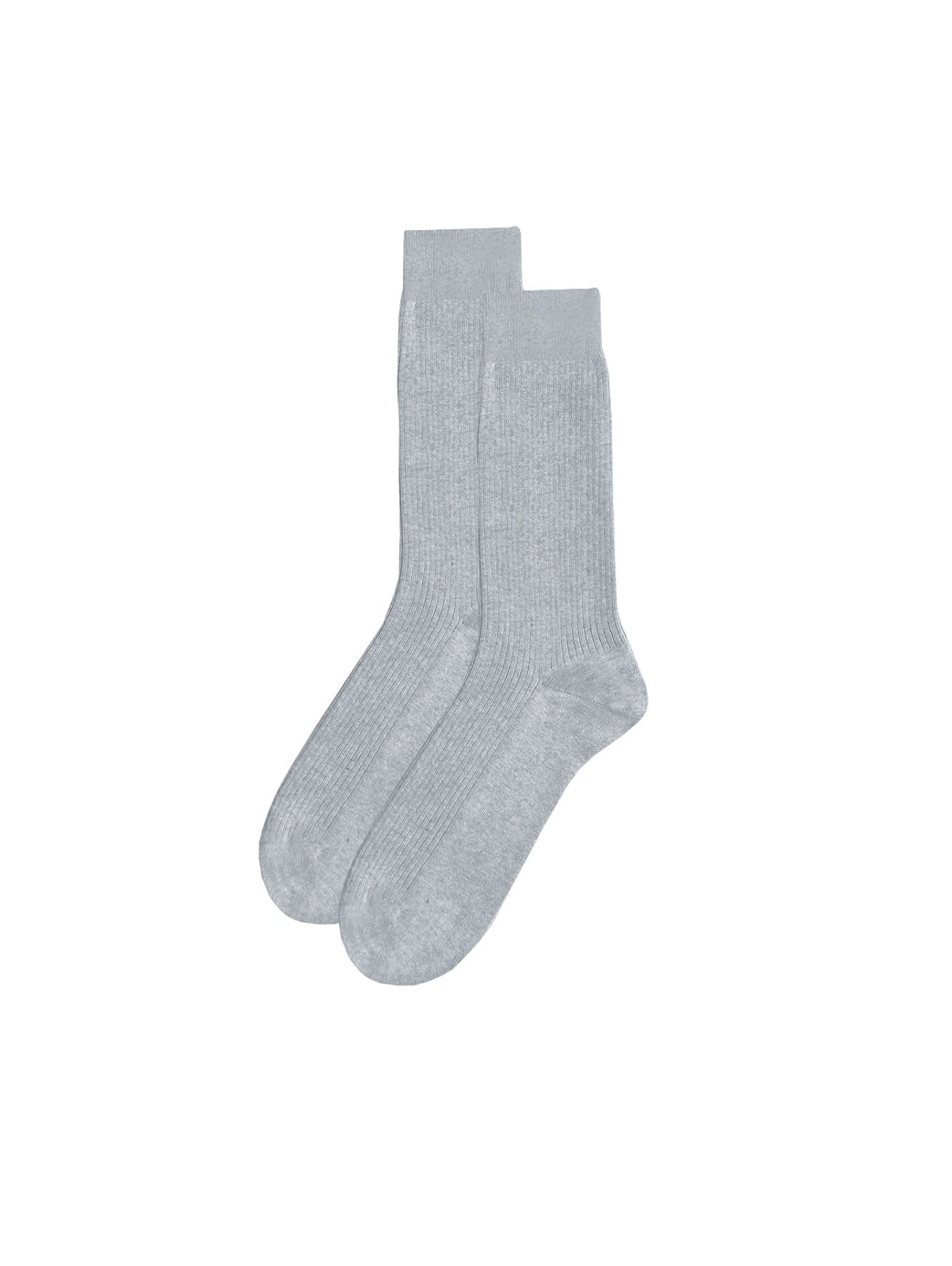 Fair Fashion Basic Socken in graumeliert aus 100% GOTS zertifizierter Biobaumwolle