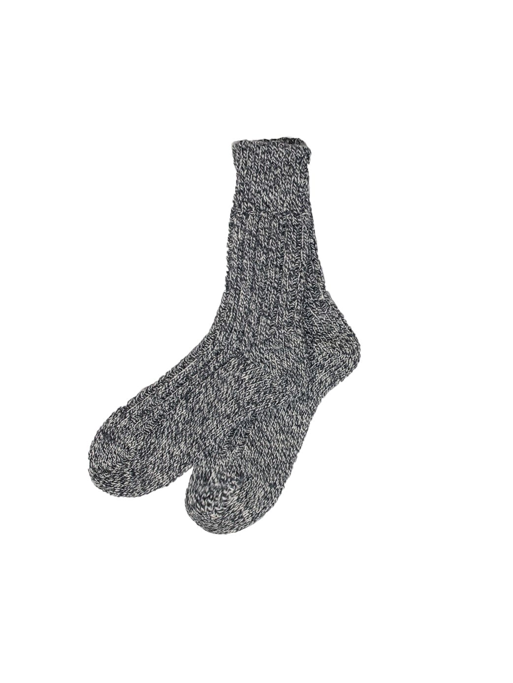 FUXBAU Wollsocken in graumeliert aus 100% Wolle