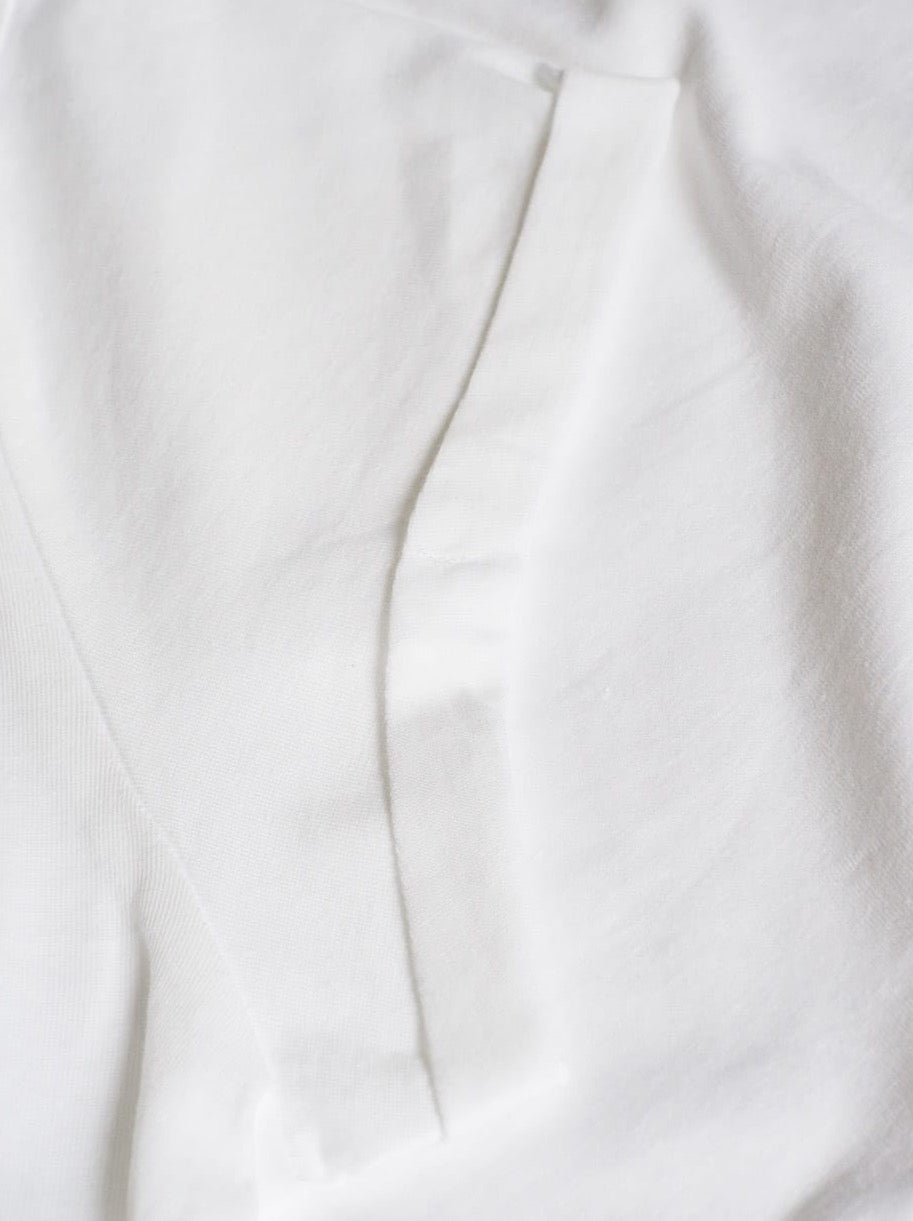 Detailansicht Frauen fux T-Shirt in weiĂ aus Biobaumwolle