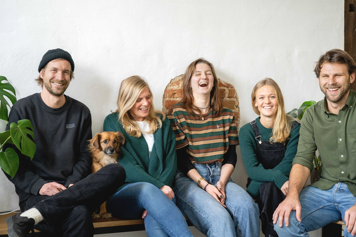 FUXBAU Team - Kenny, Isi, Christina, Greta und Philipp