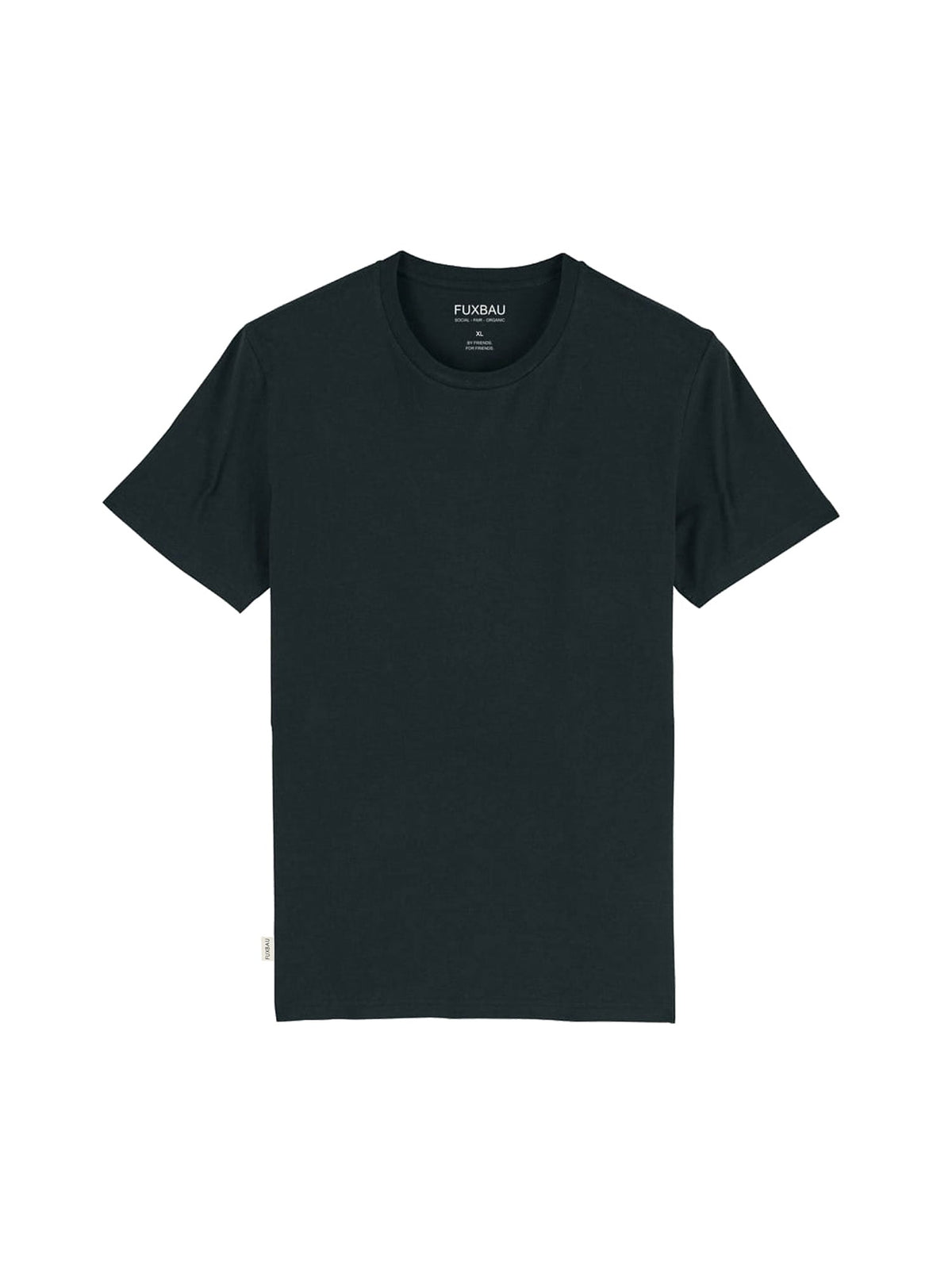 Faires Männer Basic T-Shirt in schwarz aus 100% GOTS zertifizierter Biobaumwolle & made in Portugal