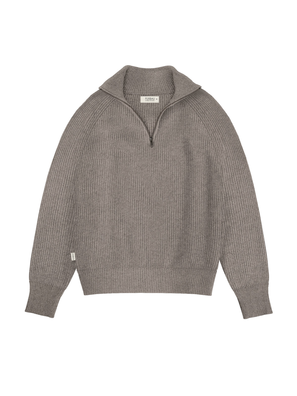 Fair Fashion Frauen Troyer in braun aus 100% Merinowolle und made in Italy