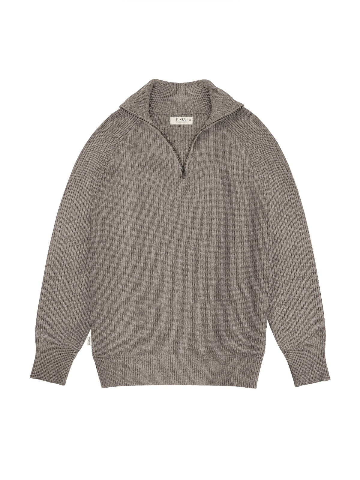 Fair Fashion Männer Troyer in braun aus 100% Merinowolle und made in Italy