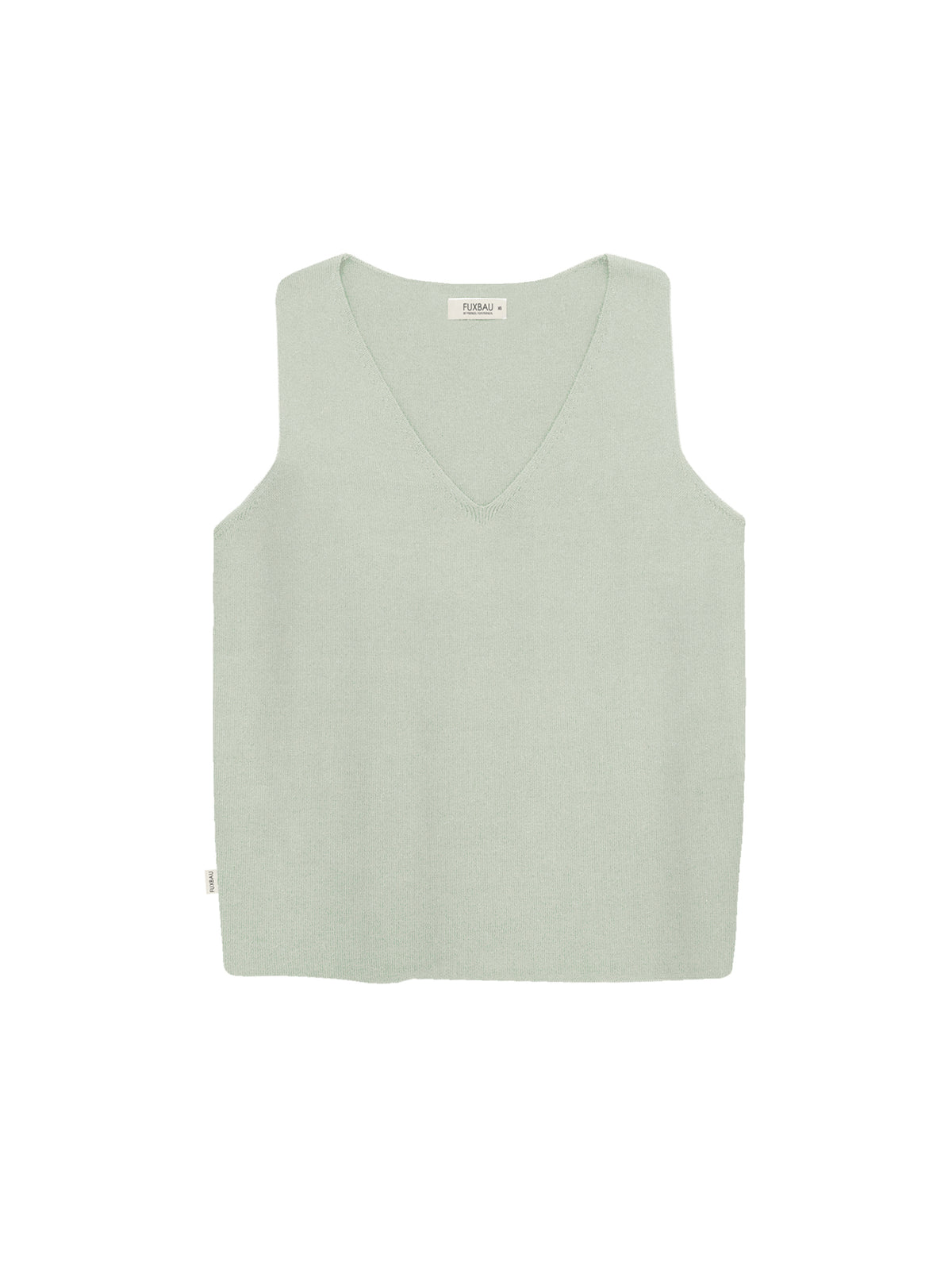 4Seasons Frauen Stricktop in mint aus 100% Biobaumwolle, GOTS, und fair in Italien hergestellt von FUXBAU