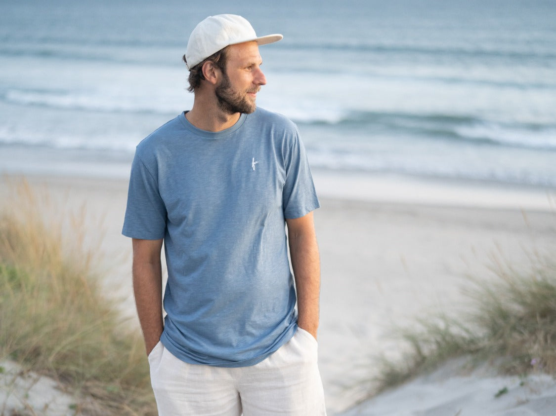 Fair Fashion Männer T-Shirts aus Naturfasern wie Biobaumwolle (GOTS) und Made in Portugal