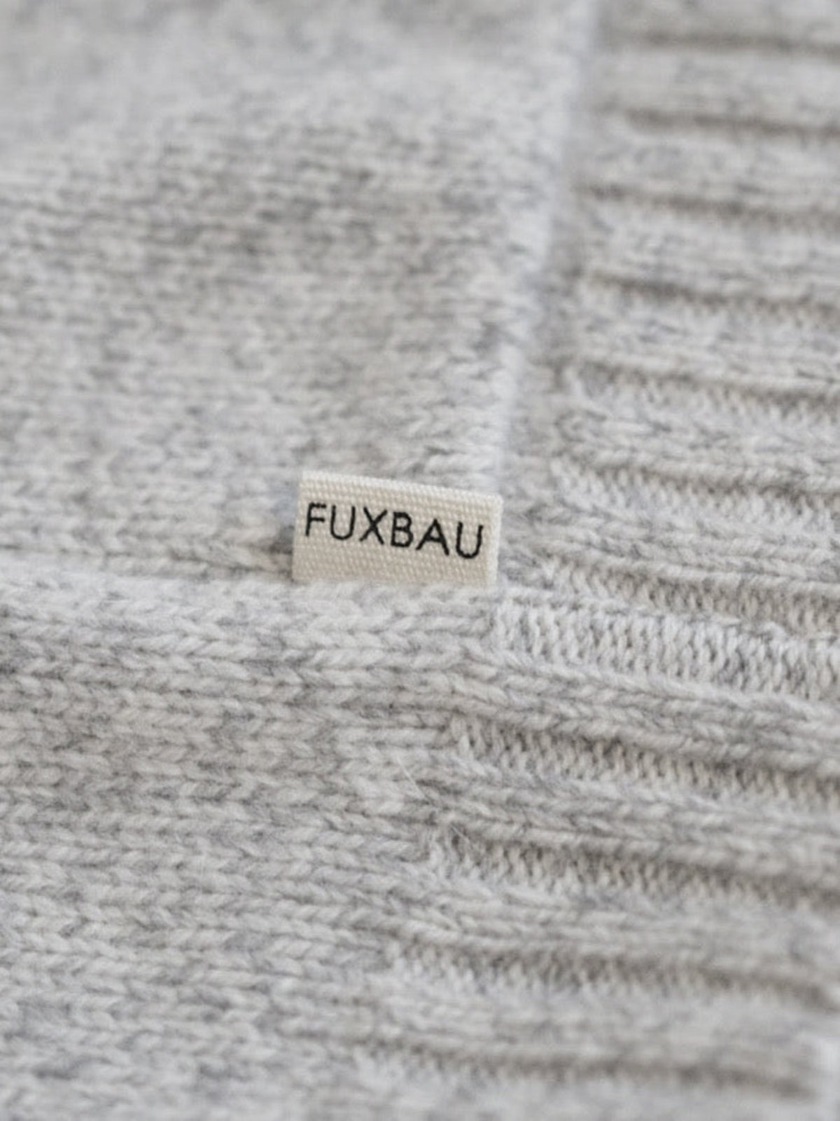 FUXBAU Sideflag vom Cardigan in grau
