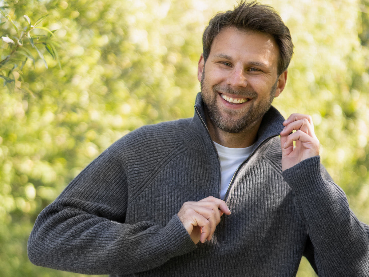 Troyer für Herren aus 100% Merinowolle und in Italien hergestellt