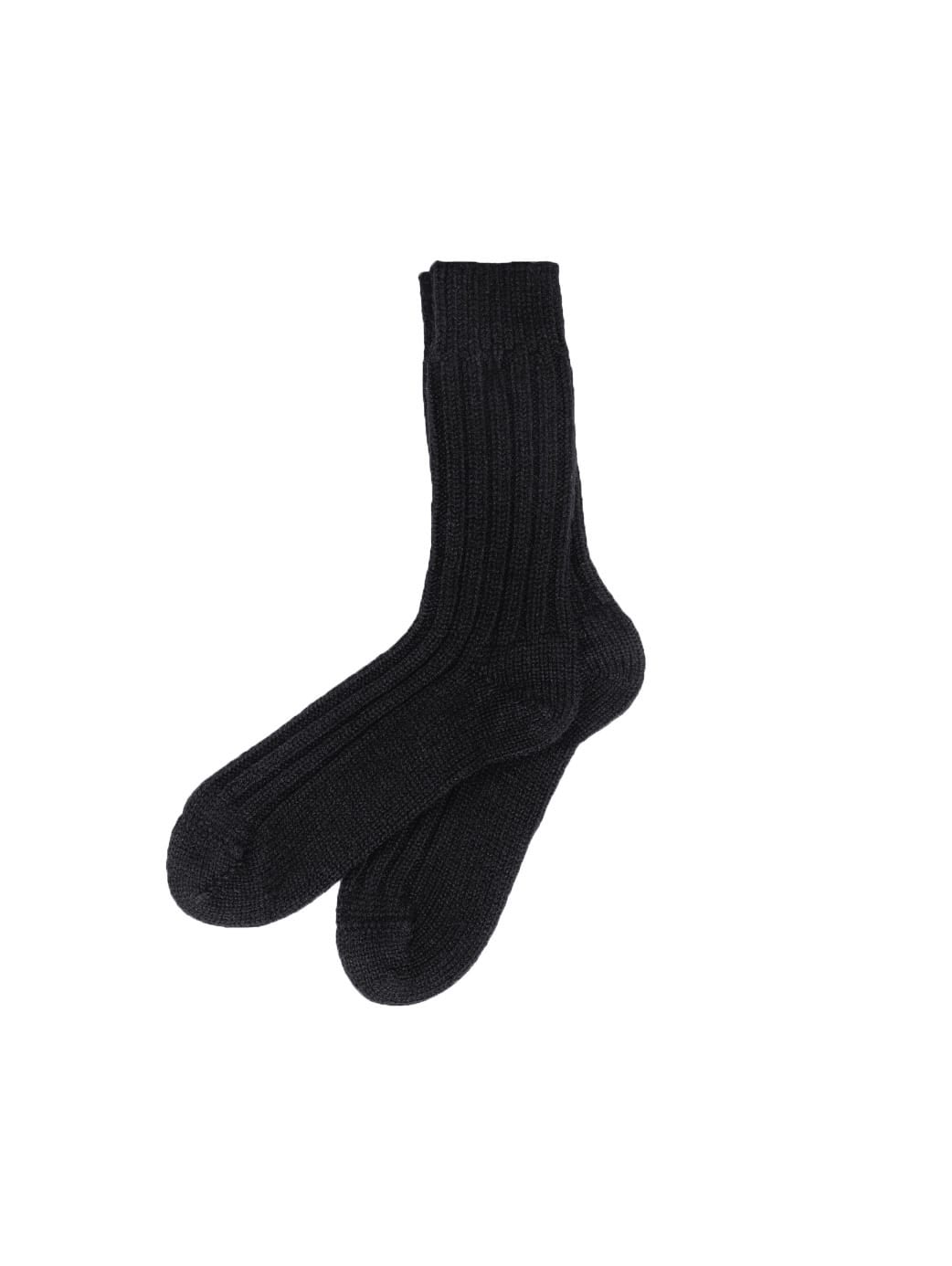FUXBAU Wollsocken in schwarz aus 100% Wolle und fair in Norddeutschland hergestellt